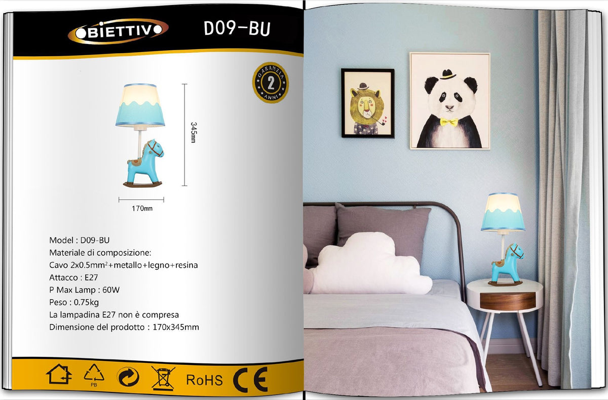 Lampada da tavolo – D09-BU