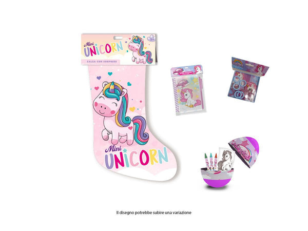 Calza con sorprese e attività creative Mini Unicorn UNI1282