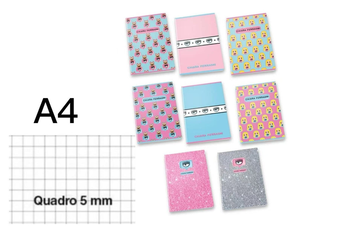 Chiara Ferragni, quaderno maxi 5M