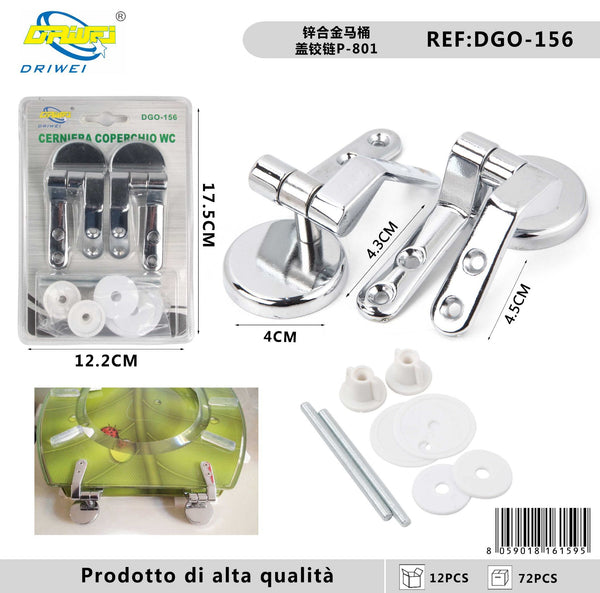 Cerniera per sedile WC P-801 in lega di zinco