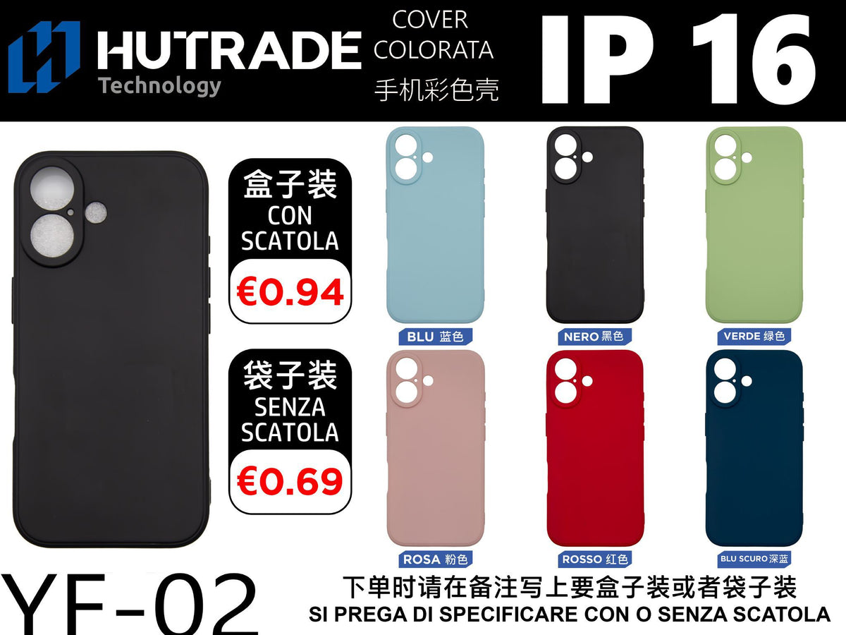 COVER COLORATA TPU IP16 – YF02 006866