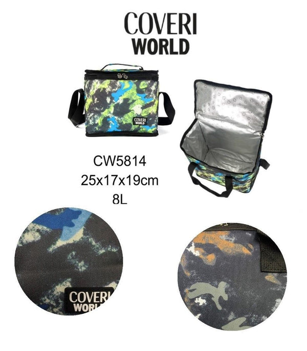 Coveri World, borsa termica mimetica