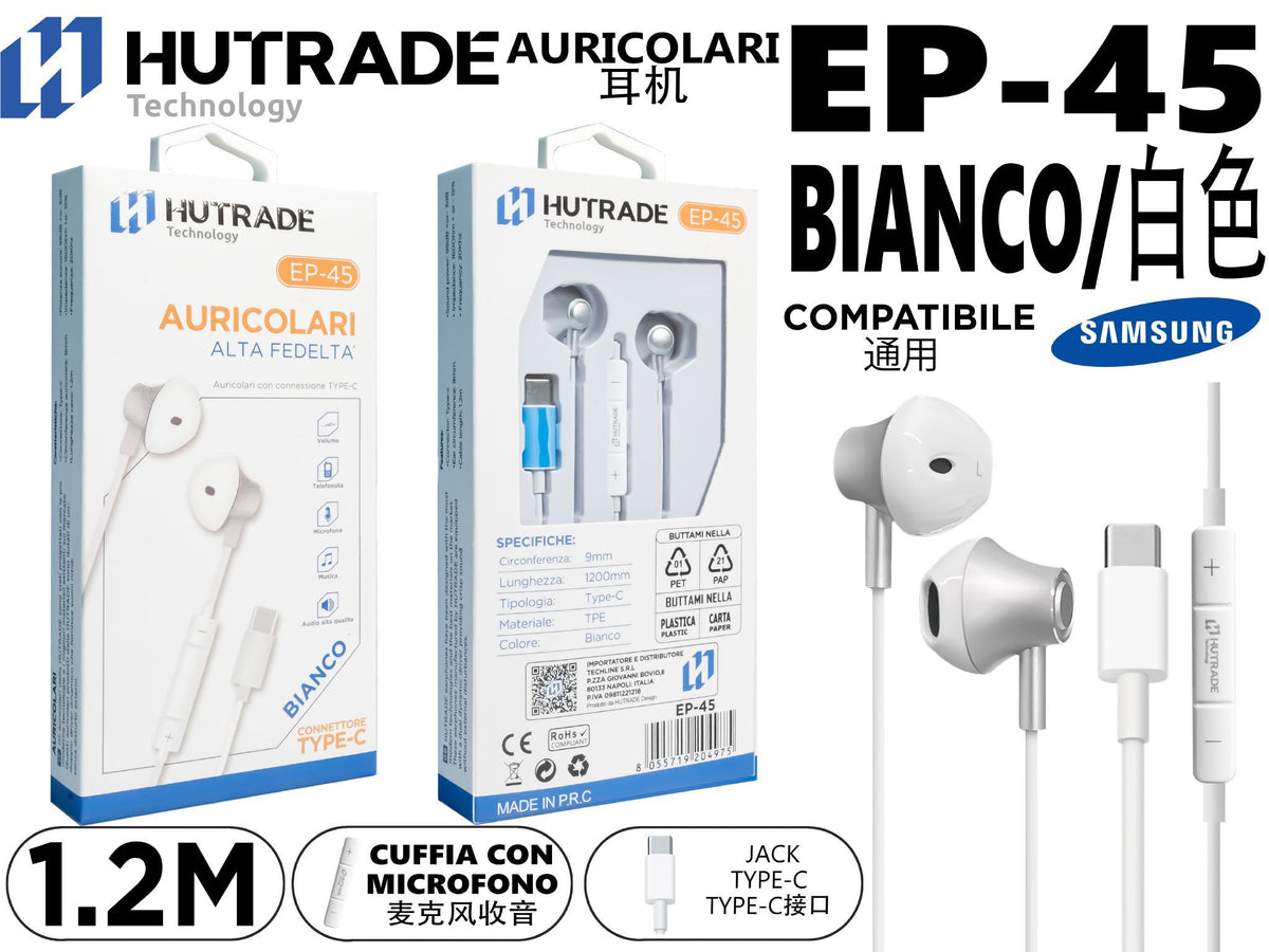 EP-44 AURICOLARE ATTACCO TYPE-C – EP45