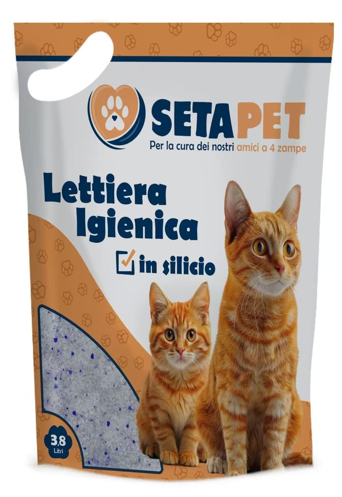 Lettiera gatti in silicone 3.8lt new