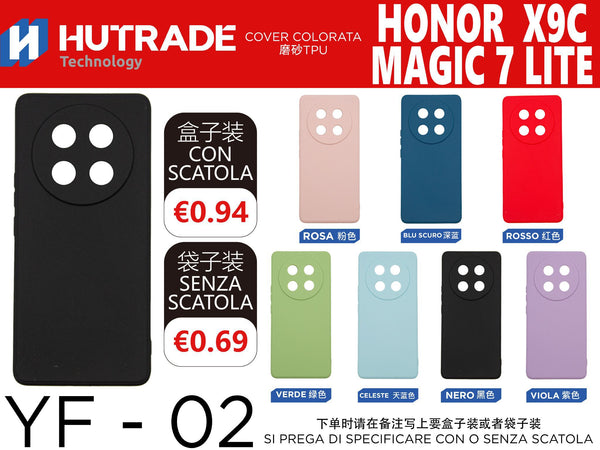 COVER COLORATA HONOR X9C/MAGIC 7 LITE – YF02 006888