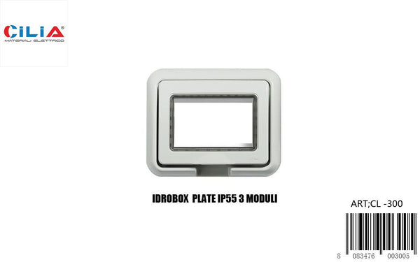 Scatola portafrutti IDROBOX CL300, 3 moduli, IP55