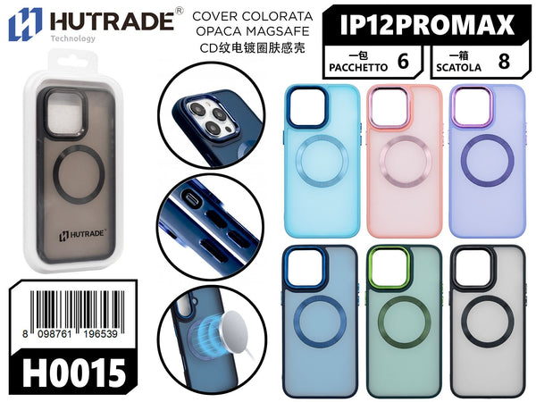 COVER COLORATA OPACA MAGSAFE IP12PROMAX – H0015 036203