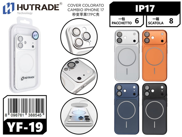 YF-19 COVER COLORATO CAMBIO IPHONE 17 A MAGSAFE IP17