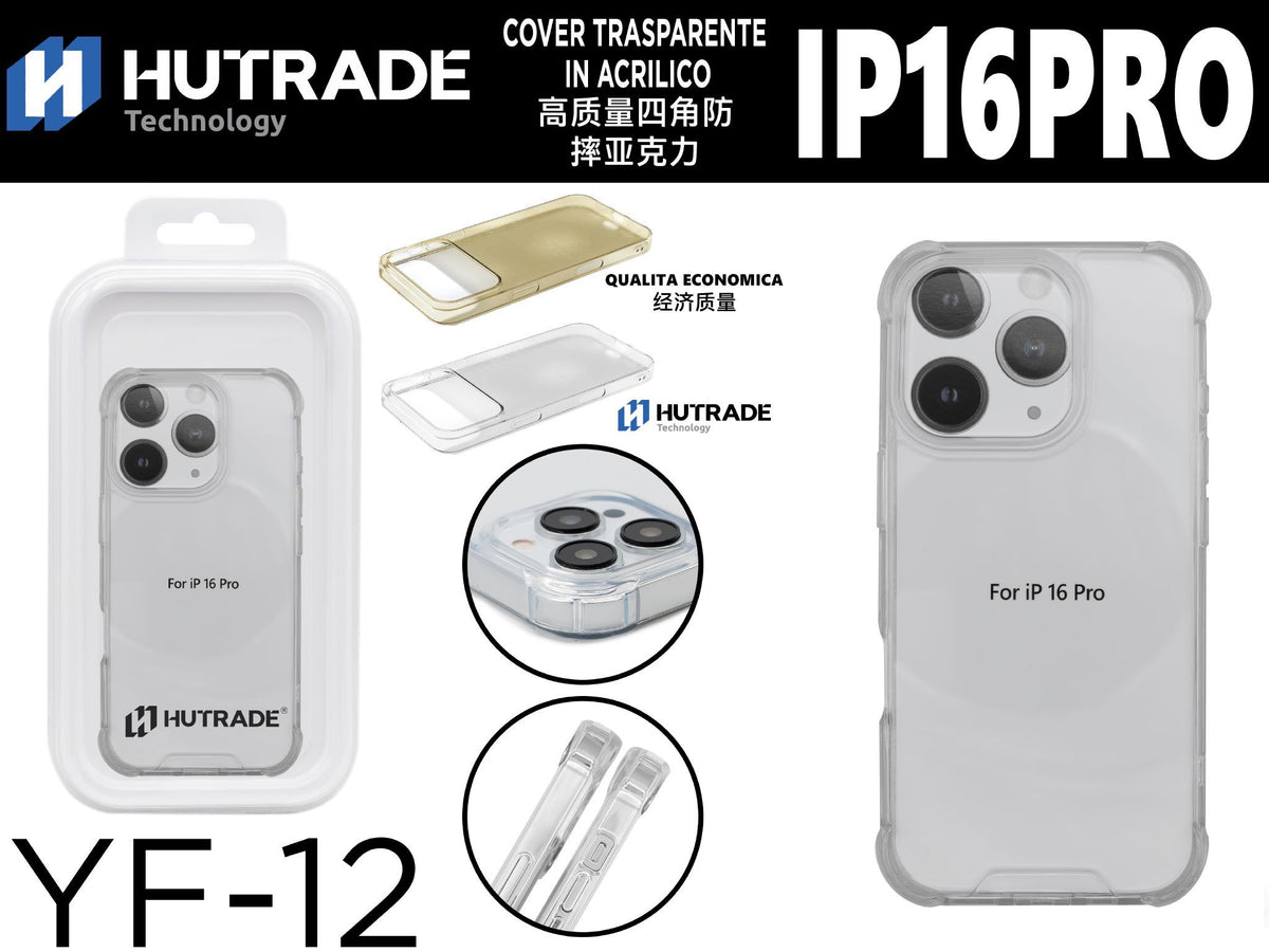 COVER TRASPARENTE BORDO ANTIURTO IP16 PRO – YF12 680010