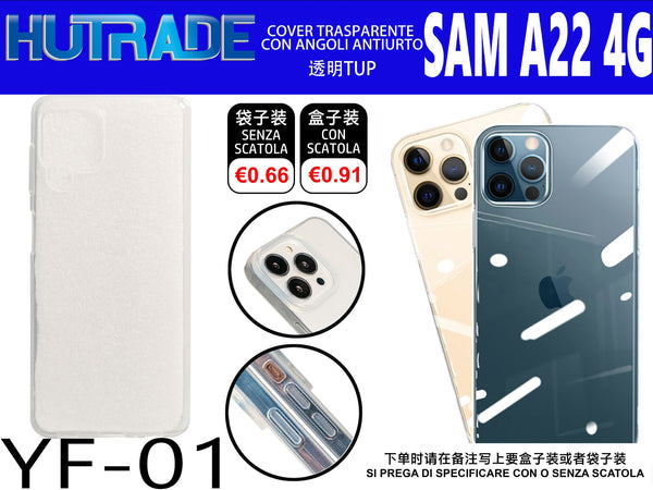 COVER TRASPARENTE A22 4G – YF01 011530