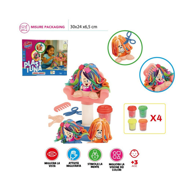 Game Party Plastilina Capelli, kit creativo