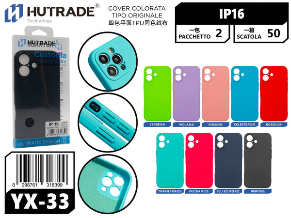 COVER COLORATA TIPO ORIGINALE IP16