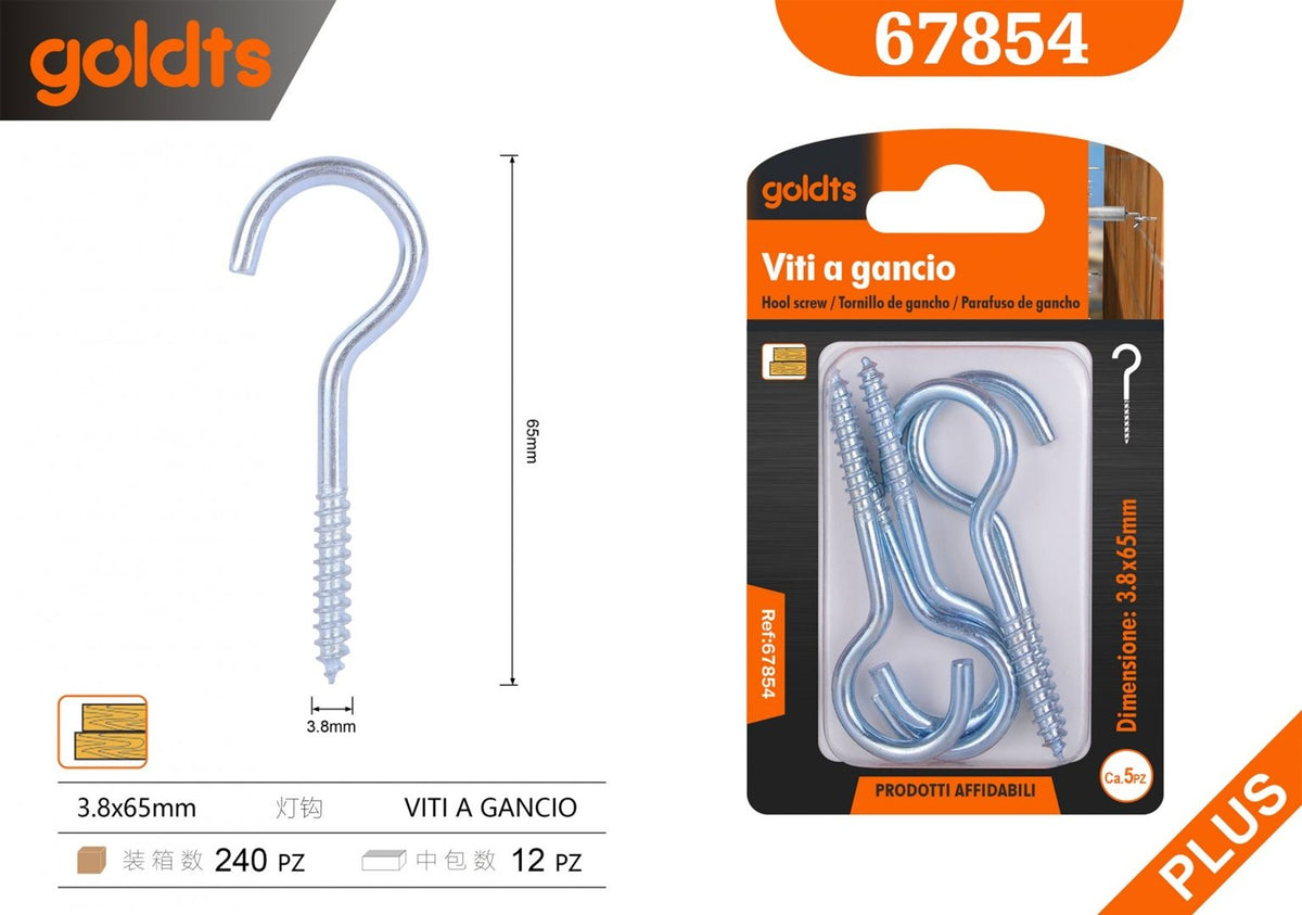 Ganci a vite e occhioli – art. 67854