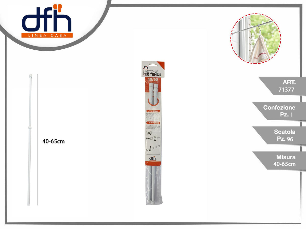 BASTONE PER TENDA 40-65 cm