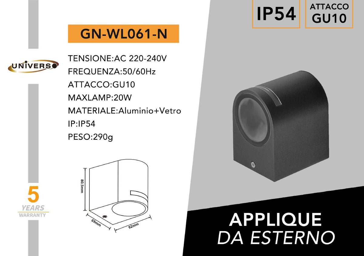 Applique da esterno – GN-WL061-N