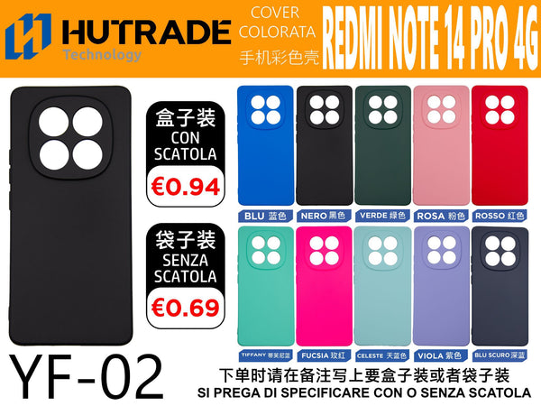 COVER COLORATA REDMI NOTE 14 PRO 4G – YF02 006925