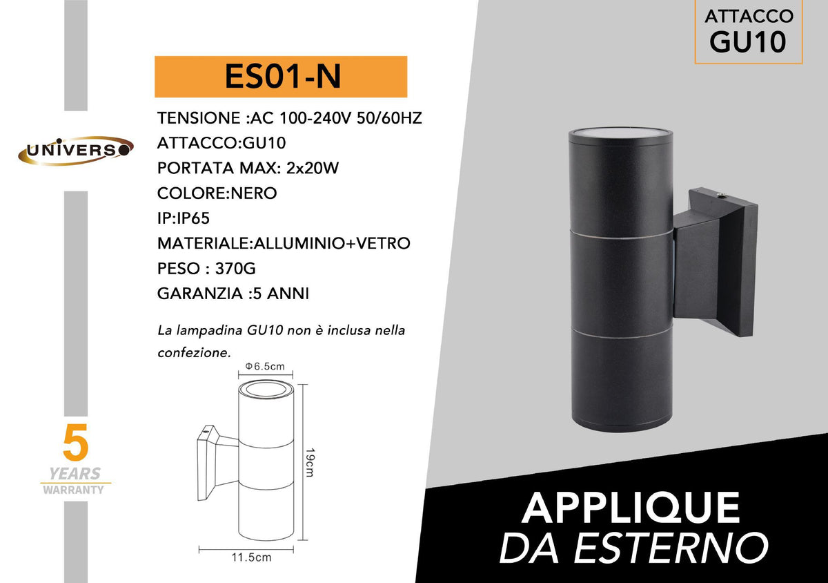 Applique da esterno – ES01-N