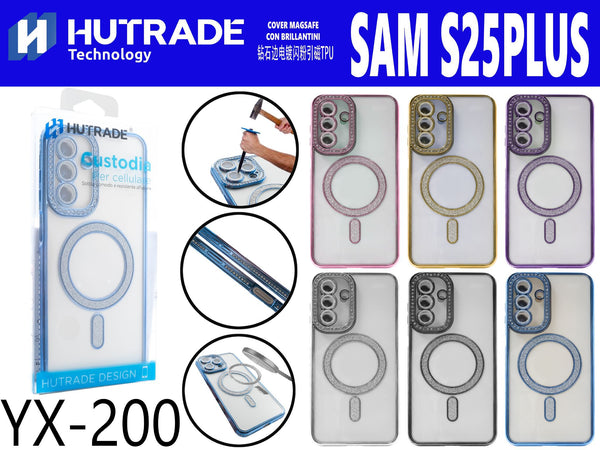 YX-200 COVER BRILLANTINATA CON MAGSAFE SAM S25 PLUS