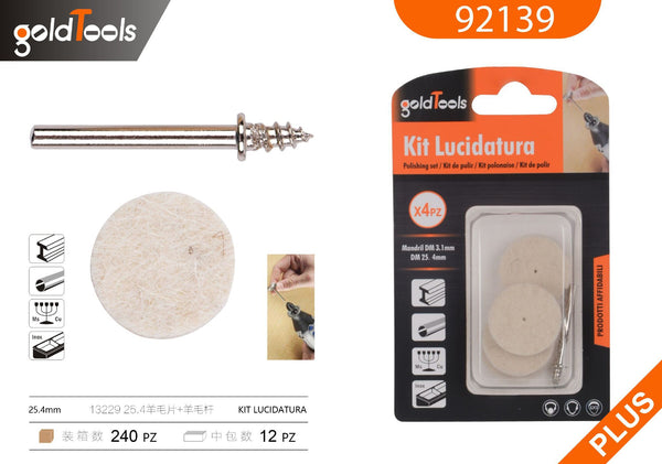 Abrasivi e accessori lucidatura – art. 92139