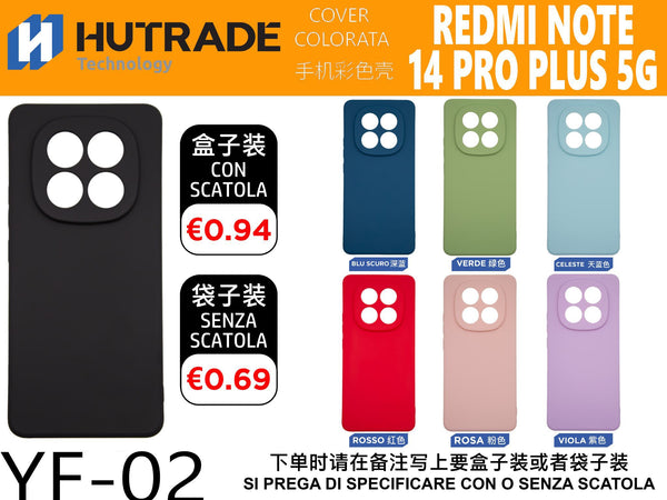 COVER COLORATA TPU REDMI NOTE 14 PRO PLUS 5G – YF02 006929