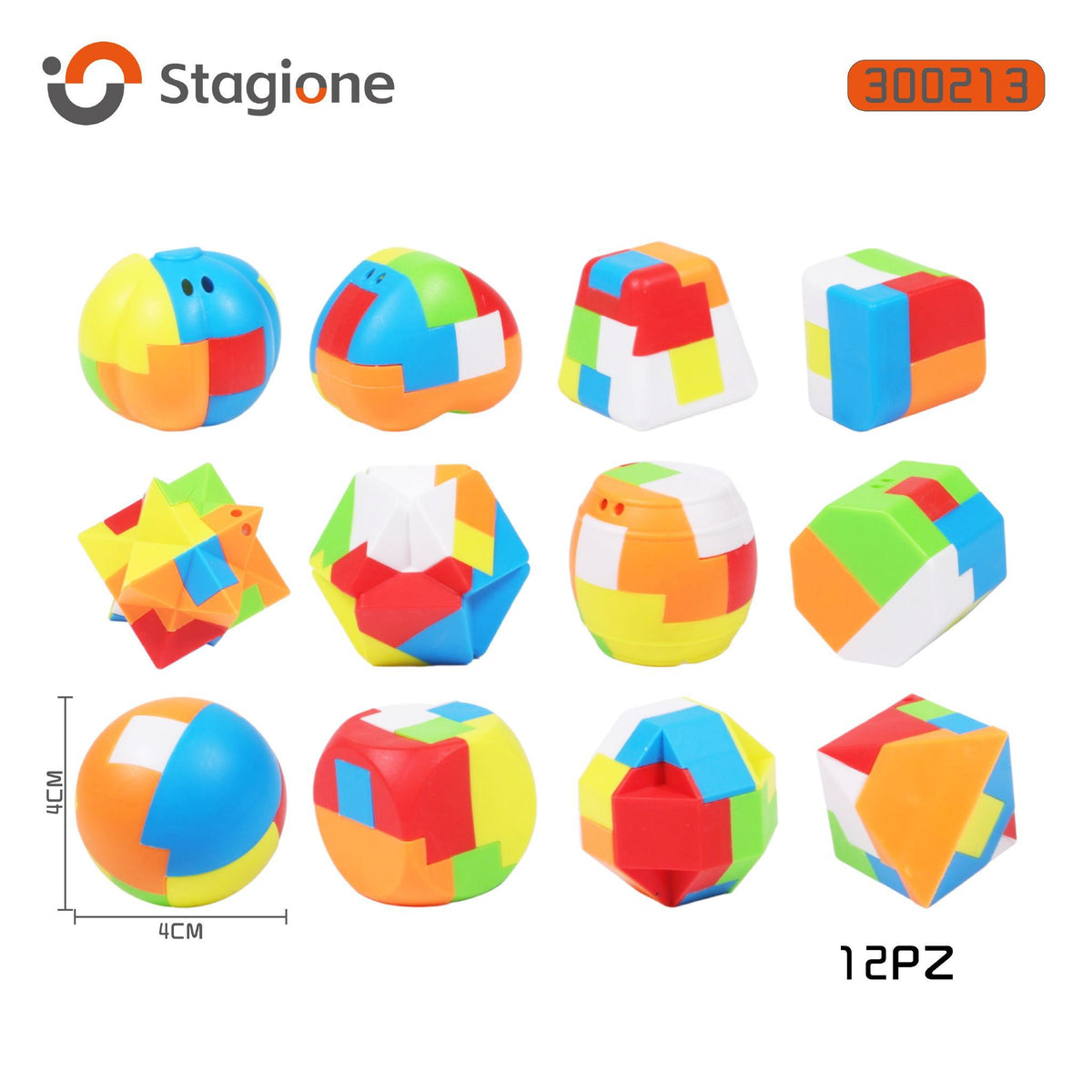Rompicapo tridimensionali assortiti