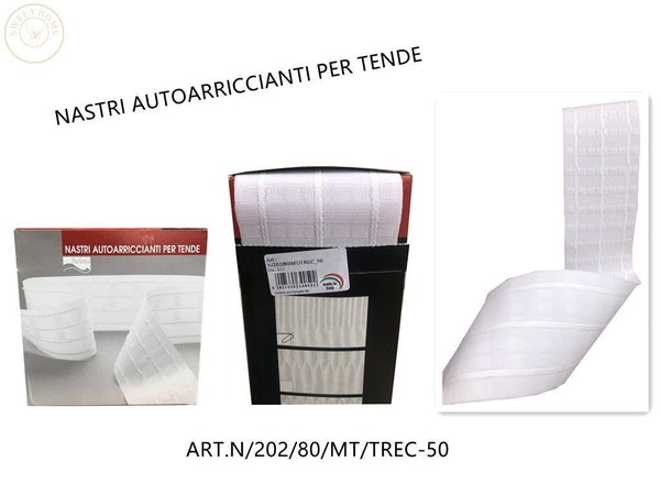 Accessorio tessile per tende · NASTRI AUTOARRICCIANETI 80