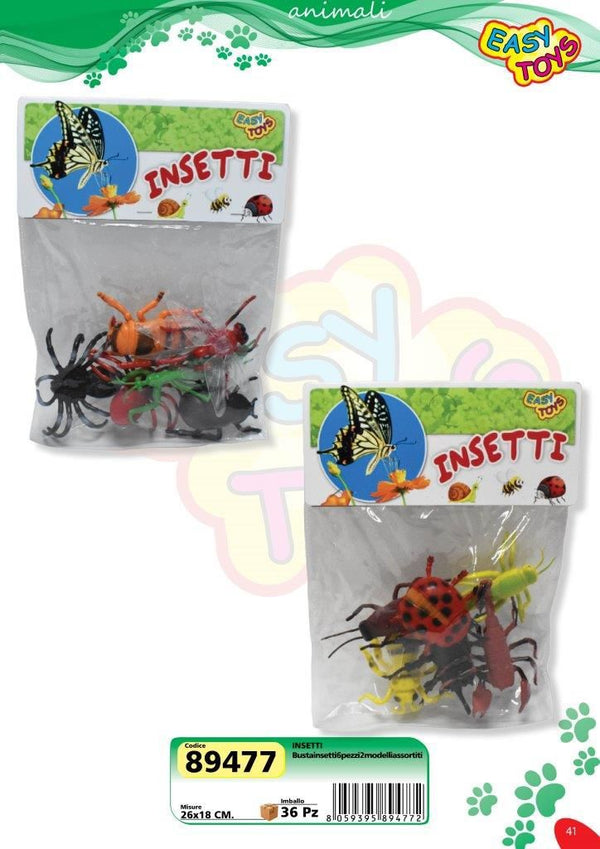 Set insetti giocattolo in busta EA89477