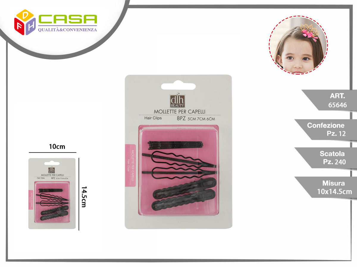 MOLLETTE PER CAPELLI 8 pz