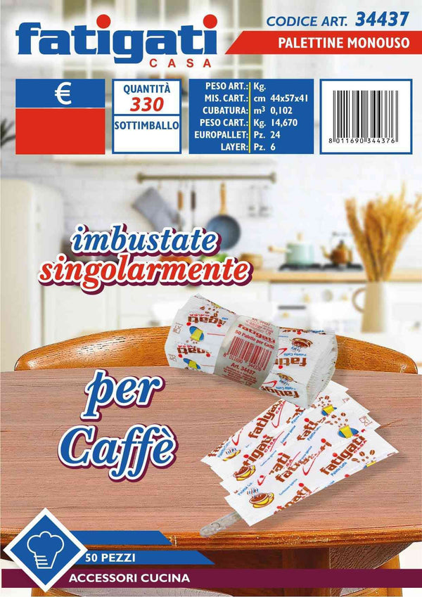 PALETTINE CAFFè RIUTILIZ. IMB.SING.