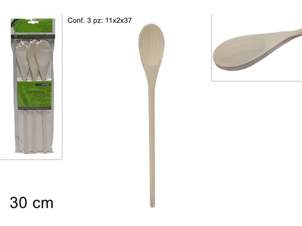 CUCCHIAI LEGNO SET 3 pz 2023059