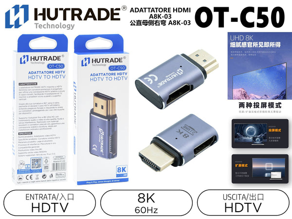 OT-C50 ADATTATORE HDMI A8K-03
