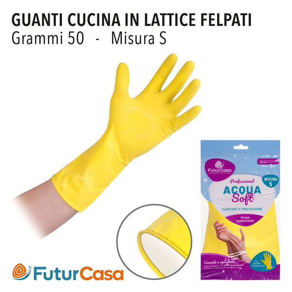 Guanti in lattice felpati da 50 g