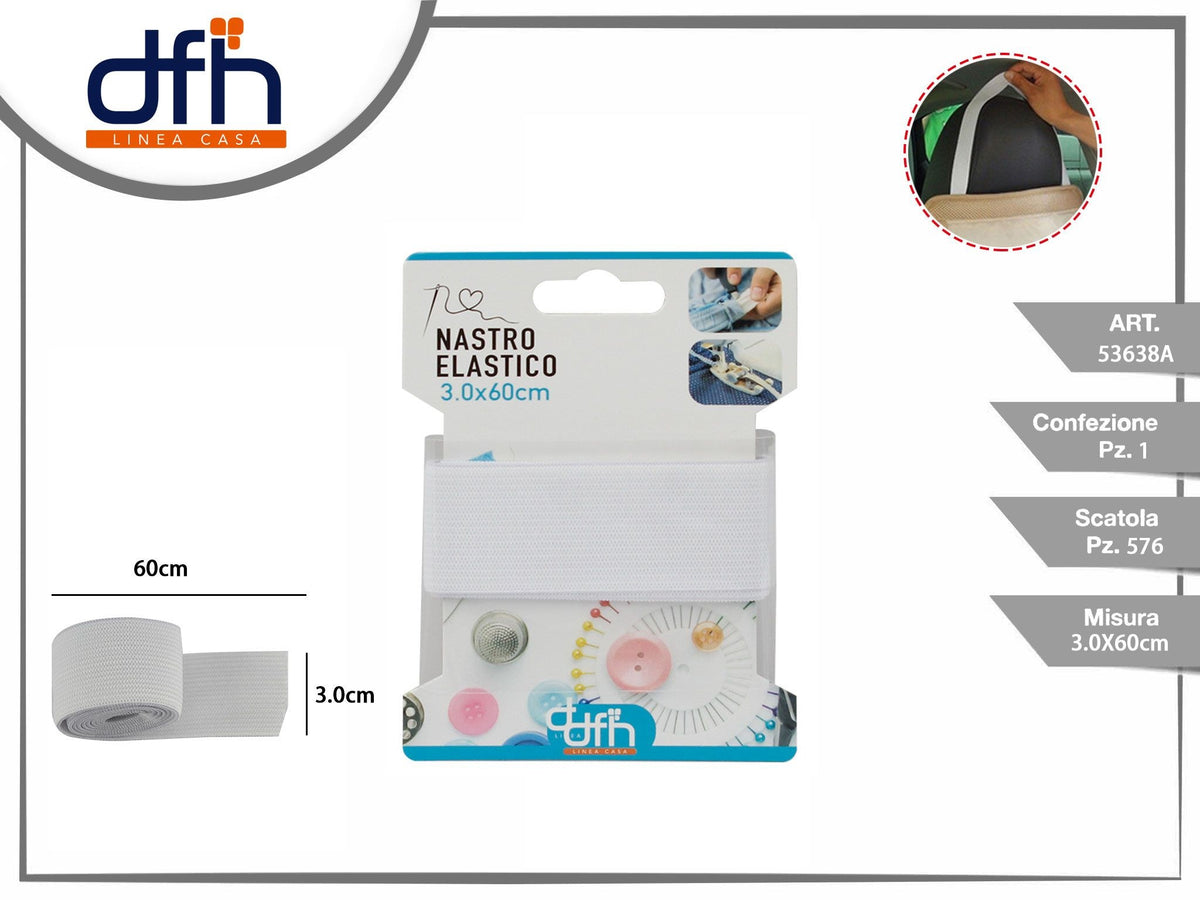 NASTRO ELASTICI 3.0 cm 60 cm