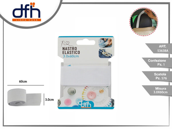 NASTRO ELASTICI 3.0 cm 60 cm