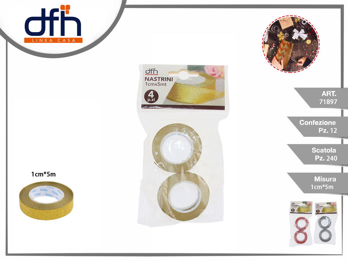 NASTRINI 1 cm*5MT 4 pz