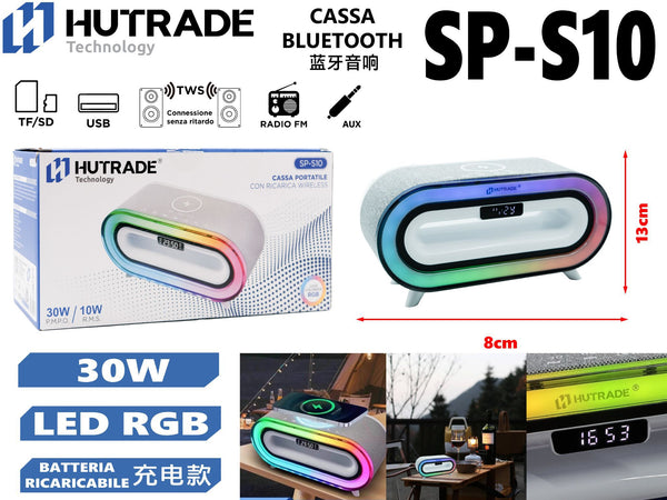 SP-S10 CASSA BLUETOOTH 30W COLORAZIONE RGB