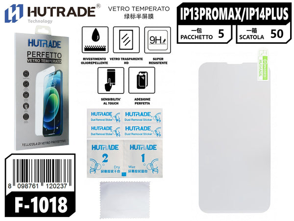 IP13 PRO MAX/IP14PLUS PELLICOLA DI VETRO – F1018 550006