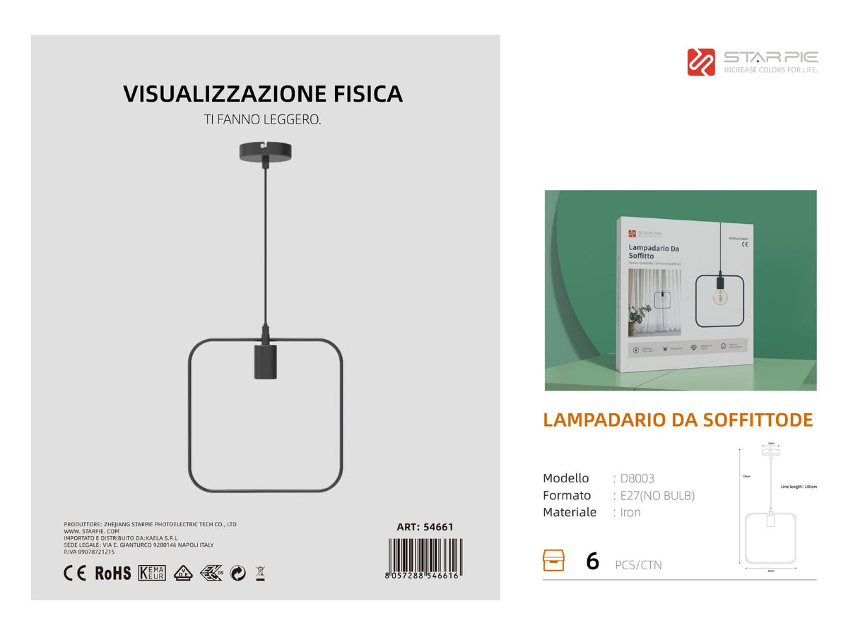 Lampadario D8003