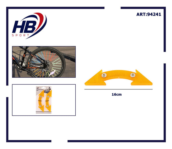 Catarifrangente per raggi di bicicletta, 16 cm