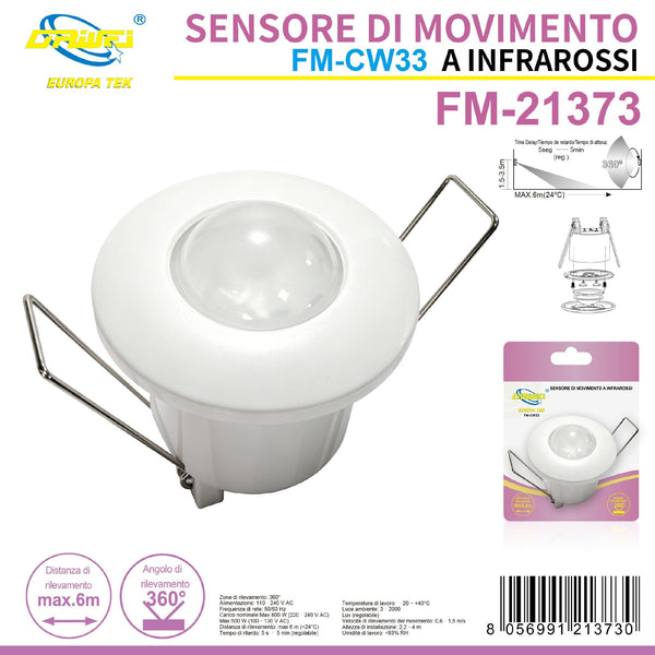 Sensore di movimento a infrarossi