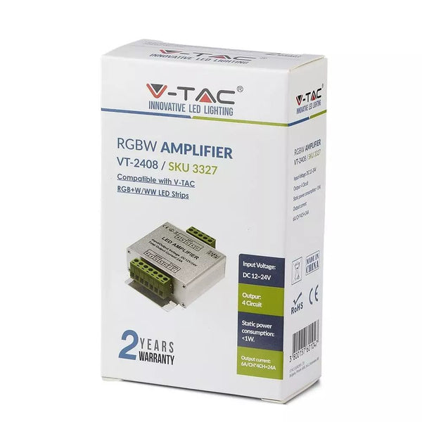 Amplificatore V-TAC RGBW per strisce LED 12–24 V