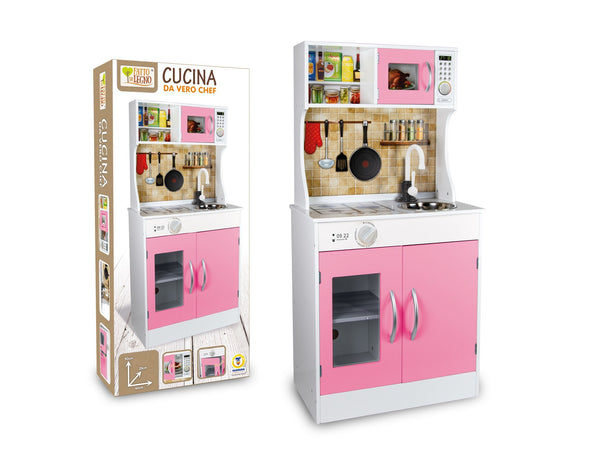 Cucina o negozio giocattolo – FATTO DI LEGNO CUCINA H90CM 41607