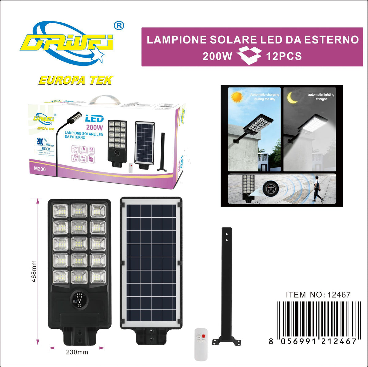 Lampione solare