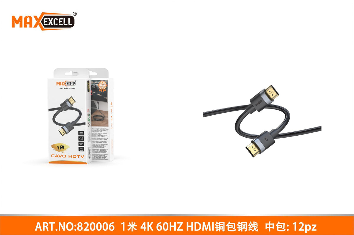 Cavo HDMI 4K 60HZ 1M
