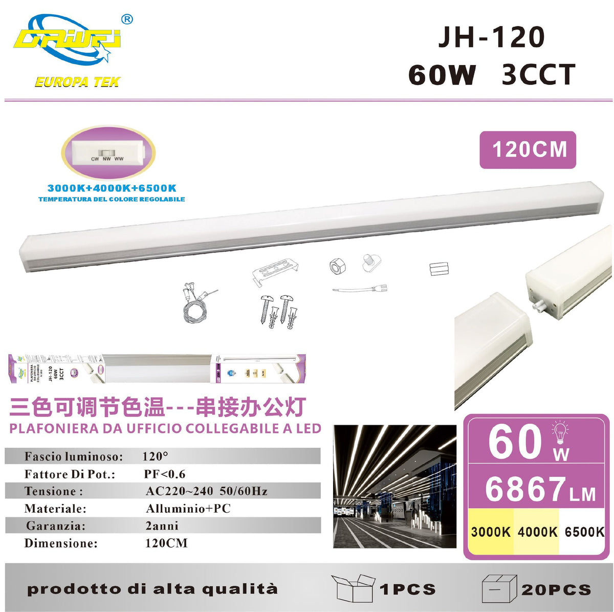 Lampada lineare