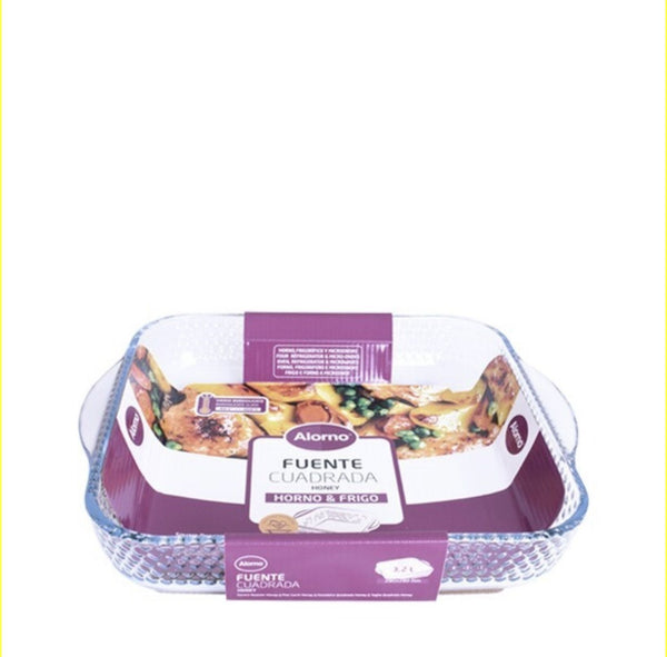 ALORNO TEGLIA QUADRATA VETRO 28X28CM 3.5L
