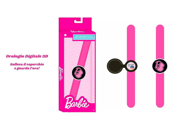 Bambola – BARBIE GIFT BOX OROLOGIO DIGITALE 3D GNT23BR