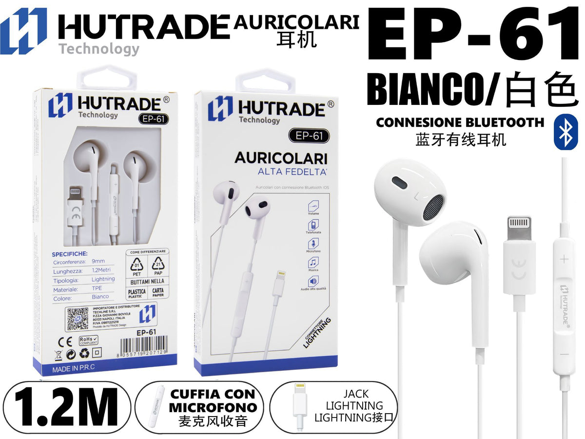 EP-61 AURICOLARE ATTACCO LIGHTNING