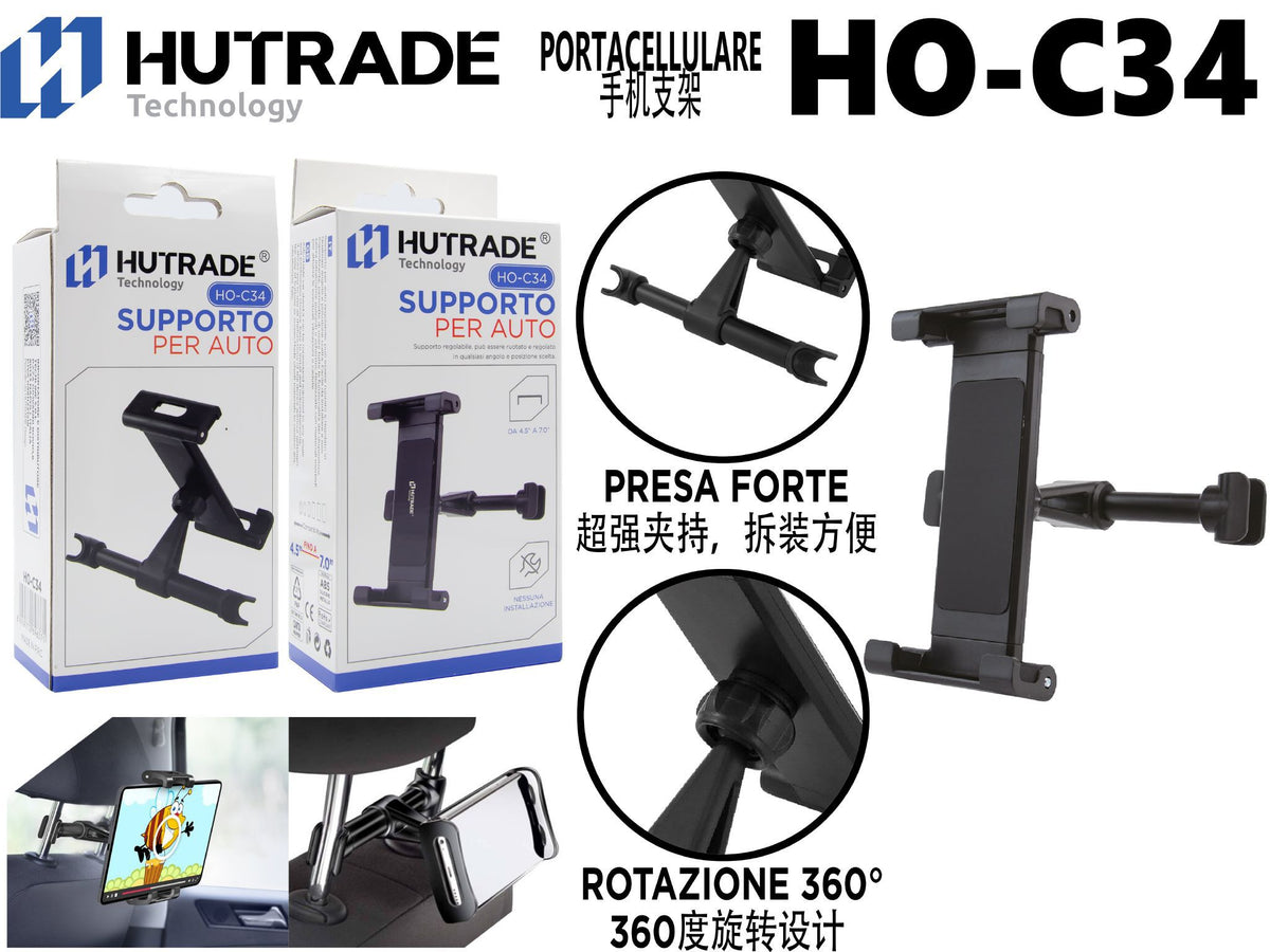 SUPPORTO TELEFONO PER LA MACCHINA HO-C34