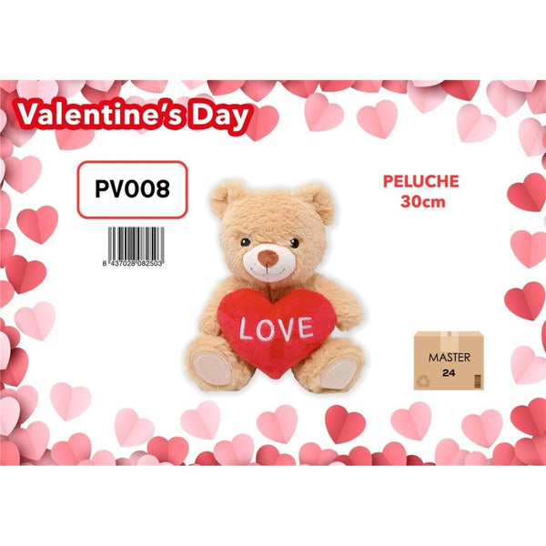 Peluche – PELUCHE CON CUORE 30CM PV008